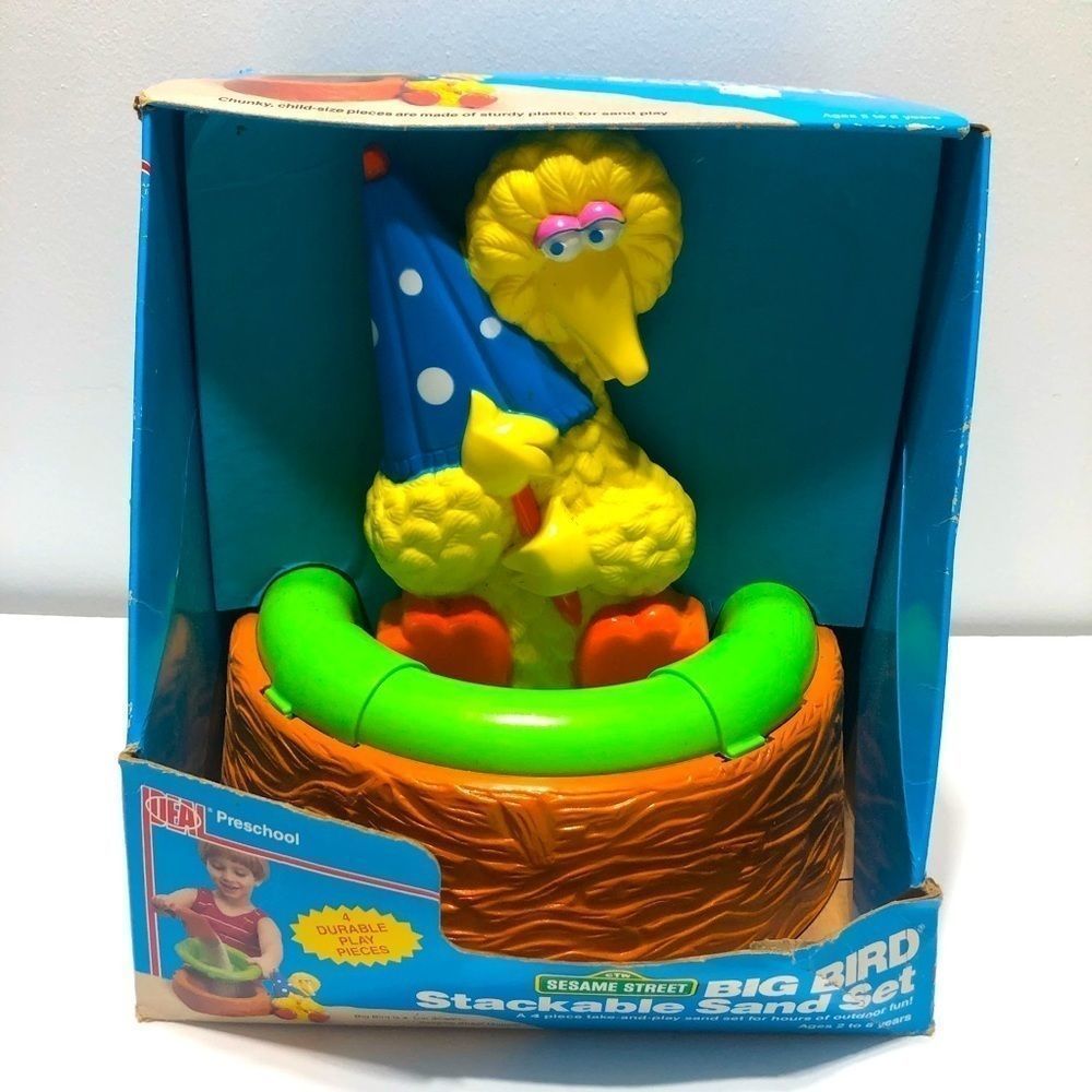 New VINTAGE 1986  Toys SESAME STREET BIG BIRD